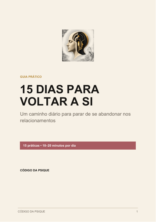 Capa do guia 15 Dias Para Voltar a Si